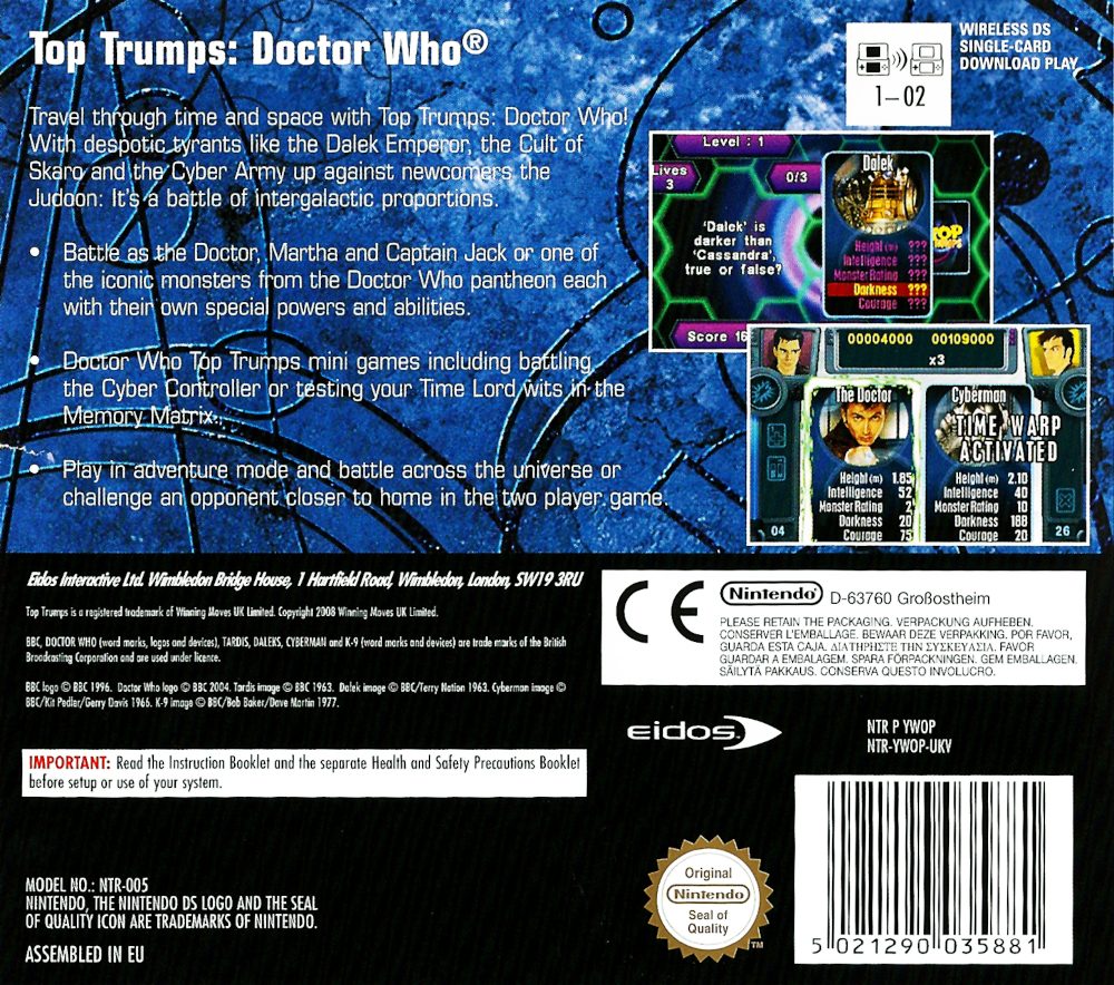 Top Trumps - Doctor Who - Dos