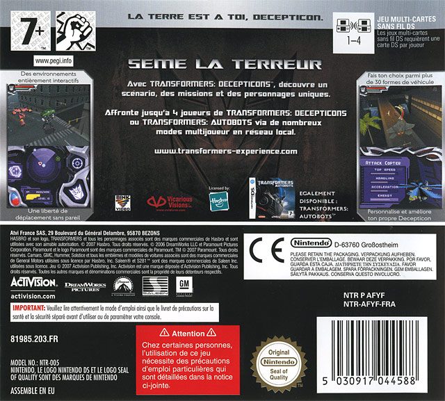 Transformers - Decepticons - Dos