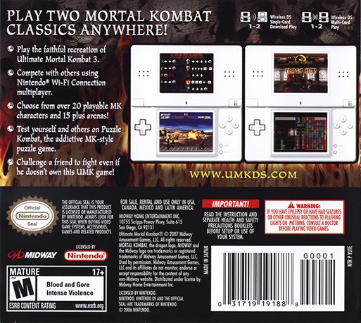 Ultimate Mortal Kombat - Dos