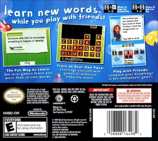 Voca Mania - Ameliore Ton Vocabulaire en T'Amusant! - Dos