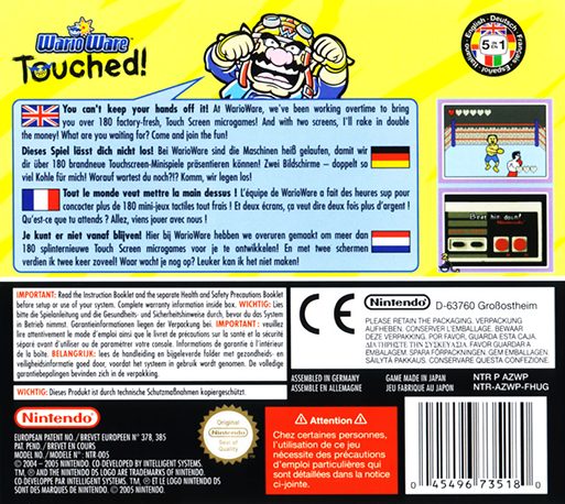WarioWare : Touched! - Dos