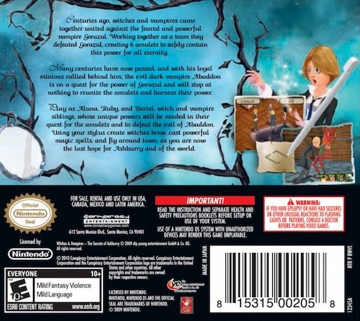 Witches & Vampires - The Secrets of Ashburry - Dos