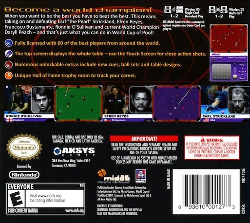 World Cup of Pool - Dos