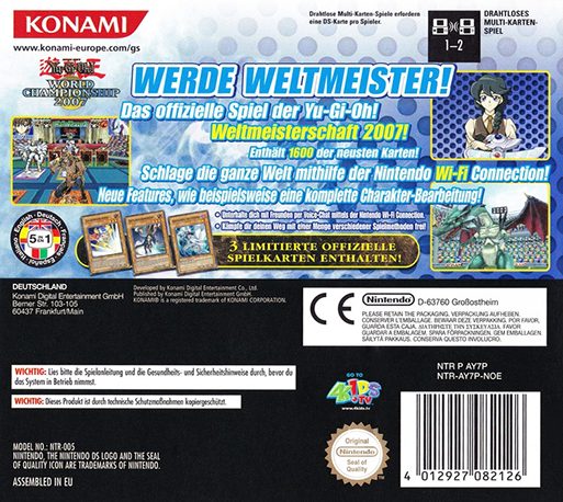 Yu-gi-oh! - World Championship 2007 - Dos