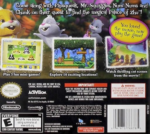 Zhu Zhu Pets - Quest For Zhu - Dos