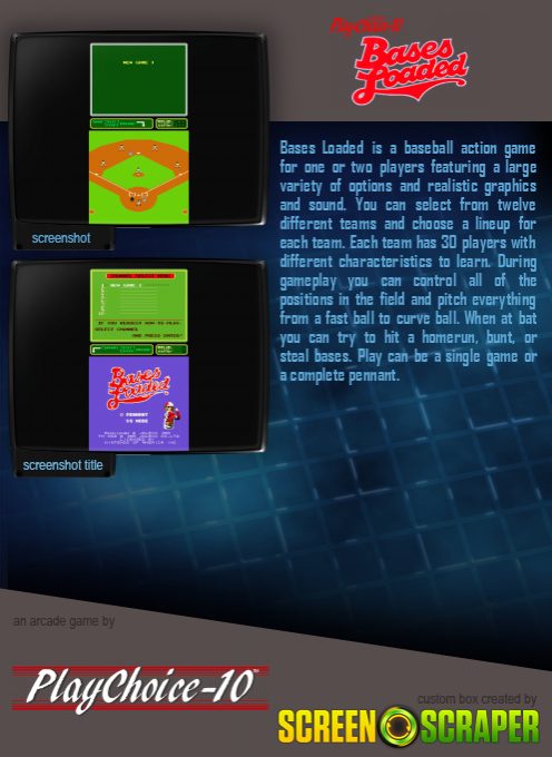 Bases Loaded (PlayChoice-10) - Dos