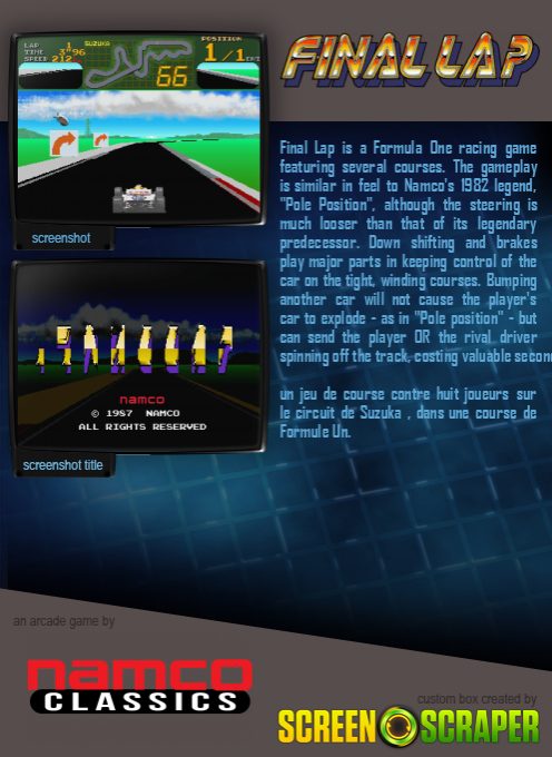 Final Lap - Dos