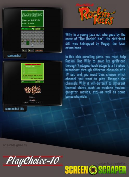 Rockin' Kats (PlayChoice-10) - Dos