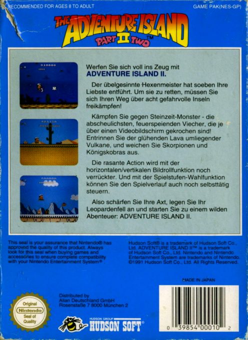 Adventure Island II dos