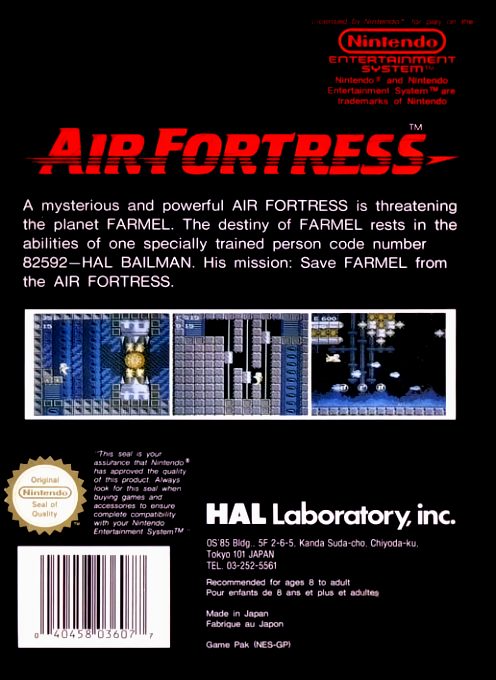 Air Fortress dos
