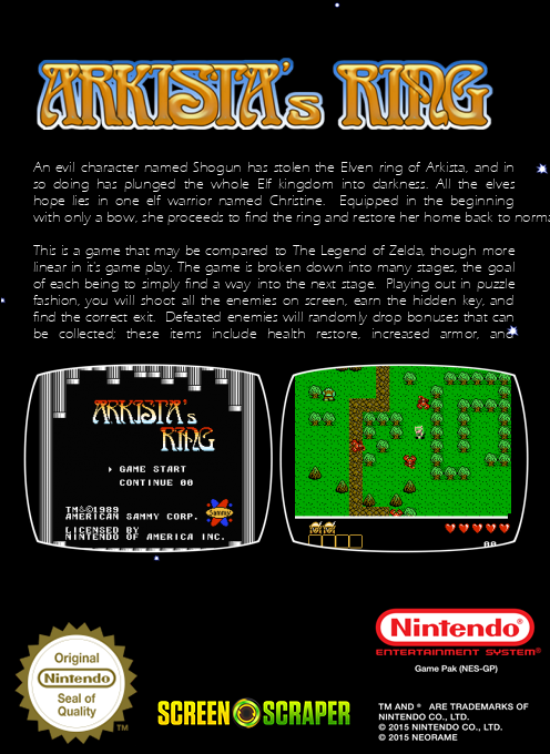 Arkista's Ring - Dos