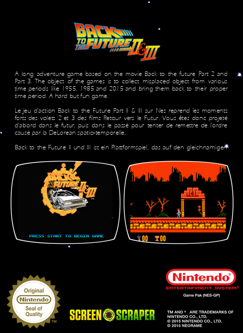 Back to the Future Part II & III - Dos