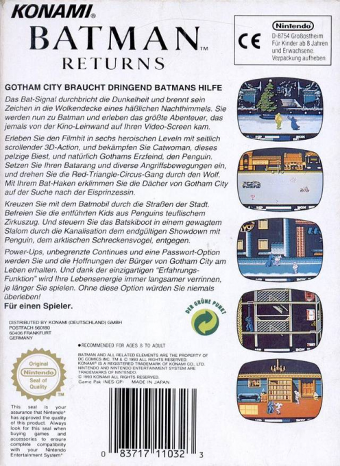 Batman Returns - Dos