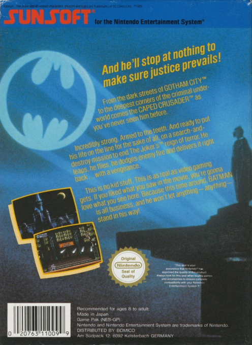 Batman : The Video Game - Dos