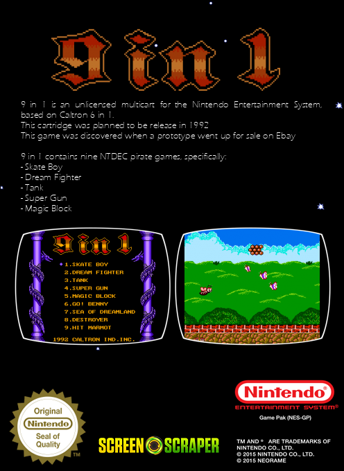 Caltron : 9 in 1 - Dos