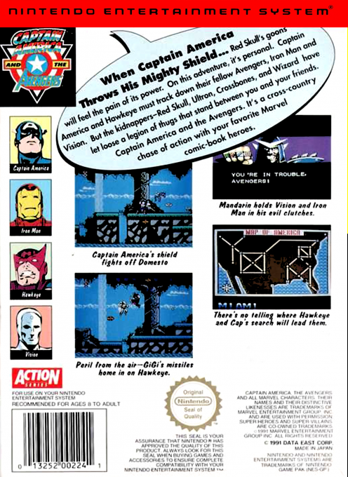 Captain America and the Avengers - Dos