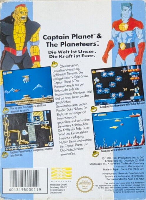 Captain Planet and the Planeteers - Dos