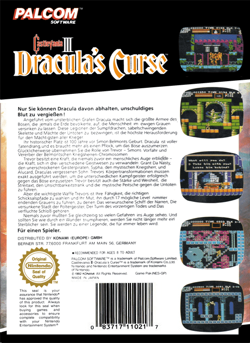 Castlevania III : Dracula's Curse - Dos
