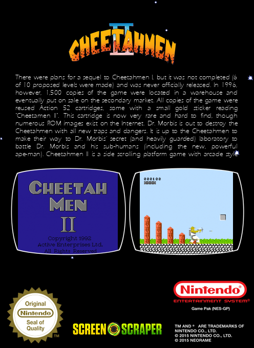 CheetahMen II - Dos