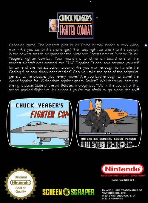 Chuck Yeager's Fighter Combat - Dos