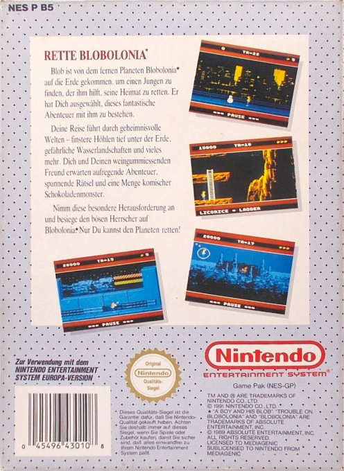 David Crane's A Boy and His Blob - Trouble on Blobolonia - Dos