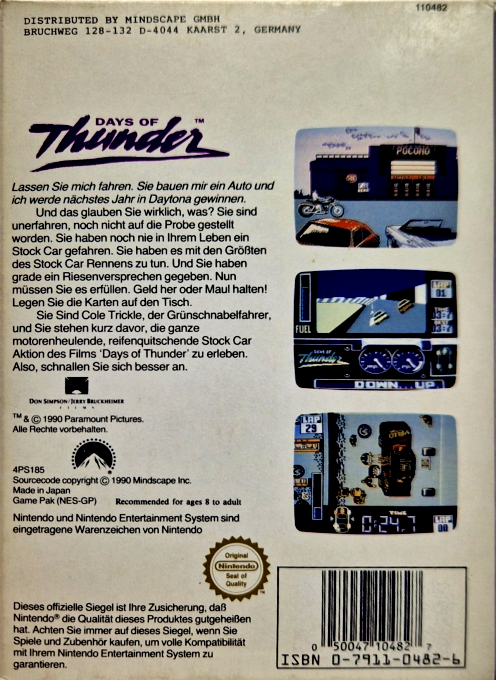 Days of Thunder - Dos
