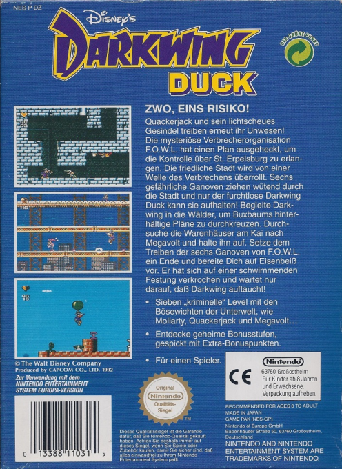 Disney's Darkwing Duck - Dos