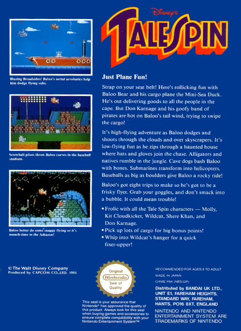 Disney's TaleSpin - Dos