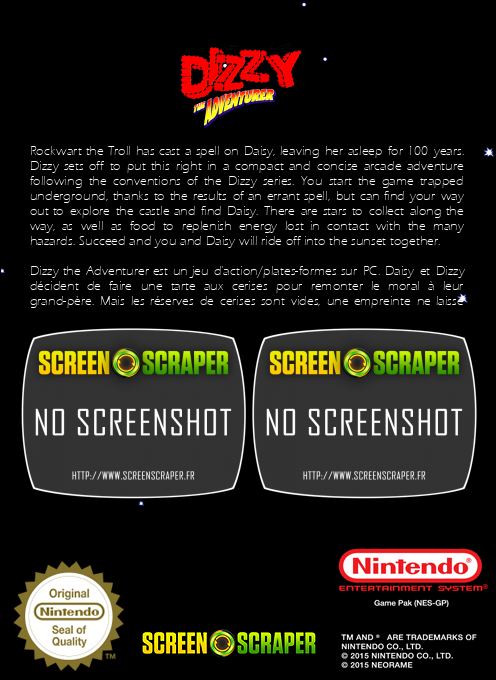 Dizzy the Adventurer - Dos