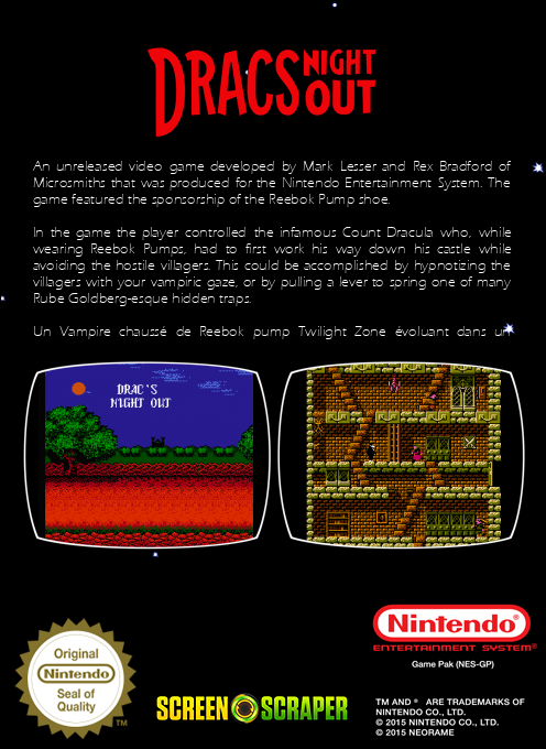 Drac's Night Out - Dos