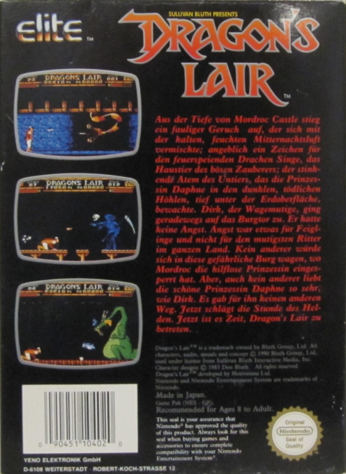 Dragon's Lair - Dos