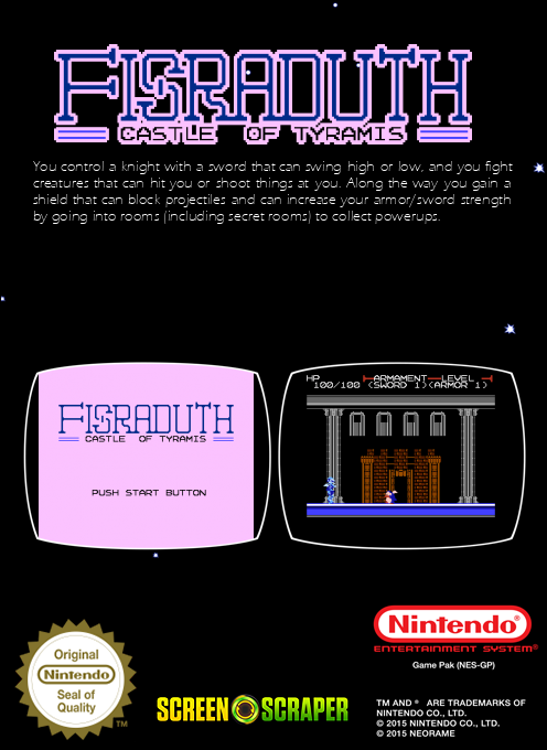 Fisraduth - Castle of Tyramis - Dos