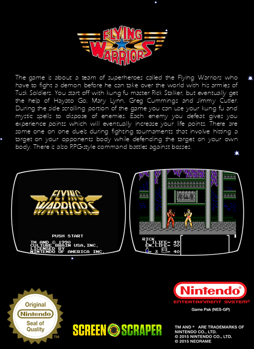 Flying Warriors - Dos