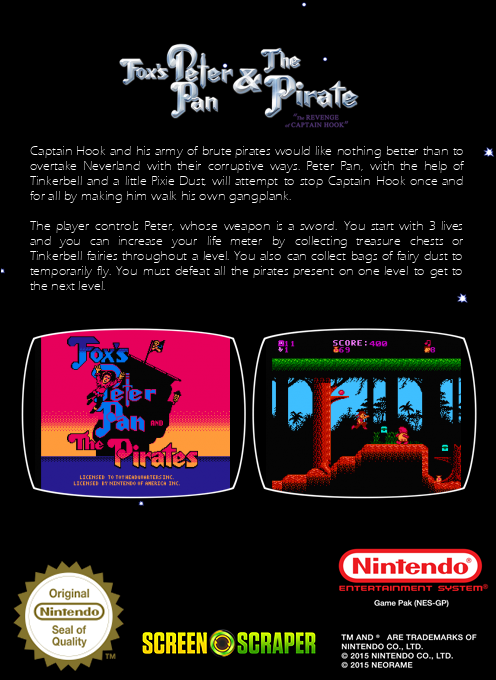 Fox's Peter Pan & the Pirates : The Revenge of Captain Hook - Dos