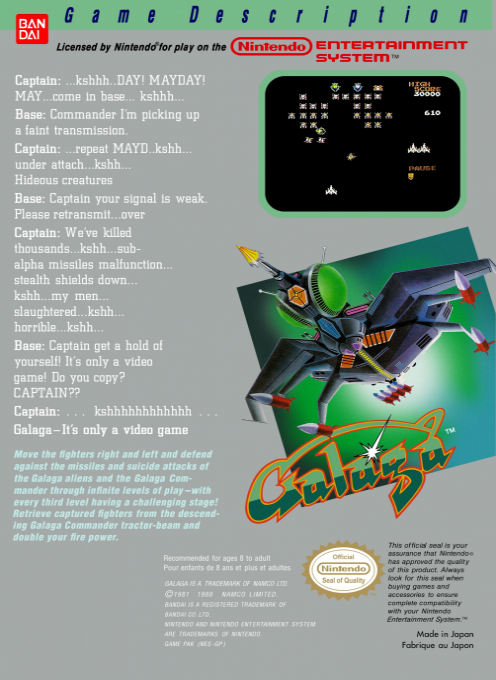 Galaga : Demons of Death - Dos