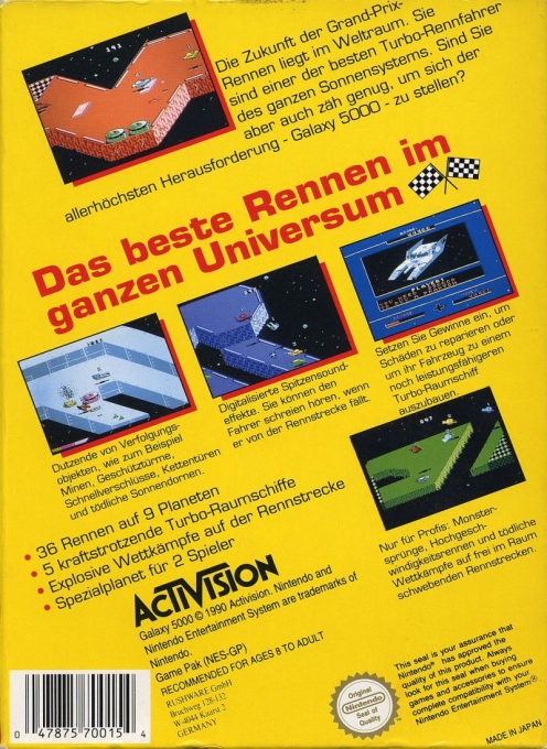 Galaxy 5000 : Racing in the 51st Century - Dos