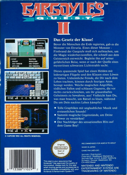 Gargoyle's Quest II - Dos
