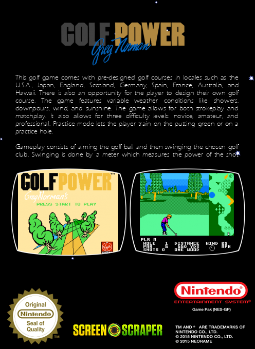 Greg Norman's Golf Power - Dos