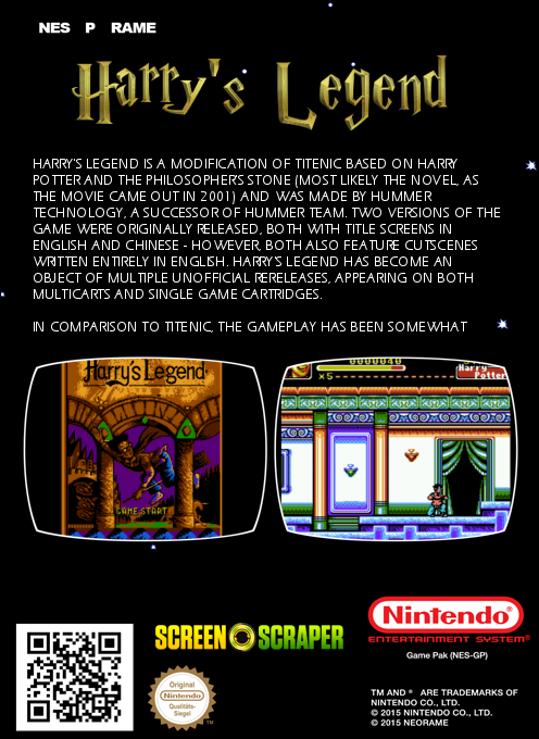 Harry's Legend - Dos