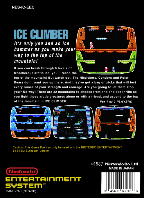 Ice Climber - Dos