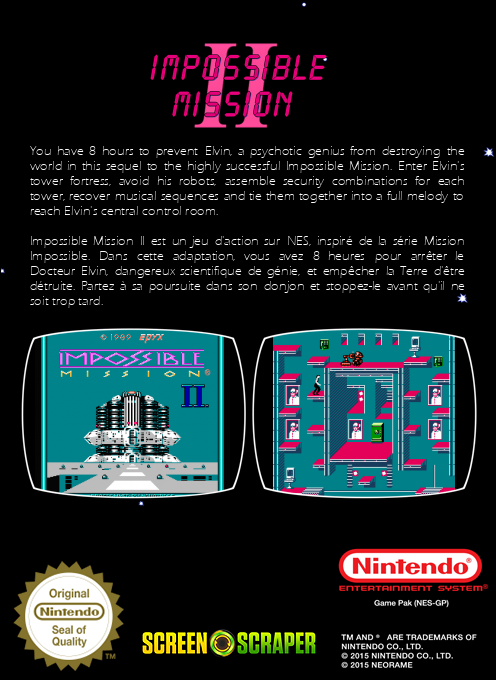 Impossible Mission II - Dos