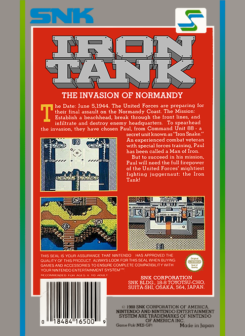 Iron Tank : The Invasion of Normandy - Dos