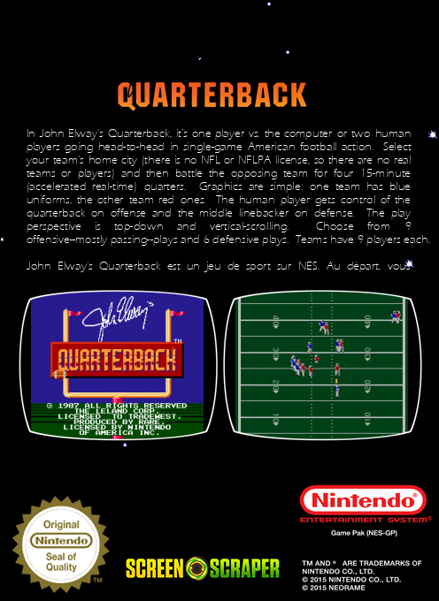 John Elway's Quarterback - Dos