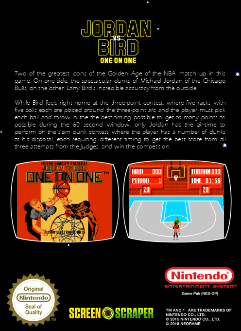 Jordan vs Bird : One On One - Dos