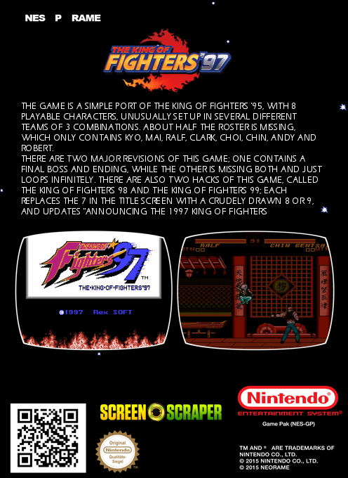 King Of Fighters 97, The dos