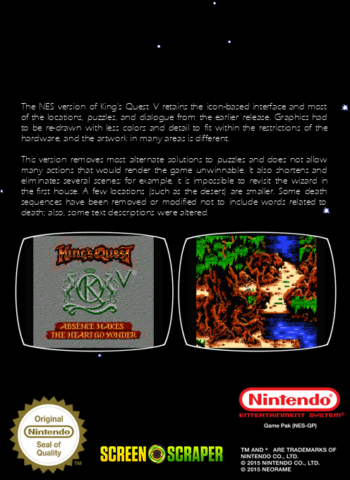 King's Quest V - Dos