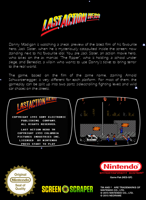 Last Action Hero - Dos