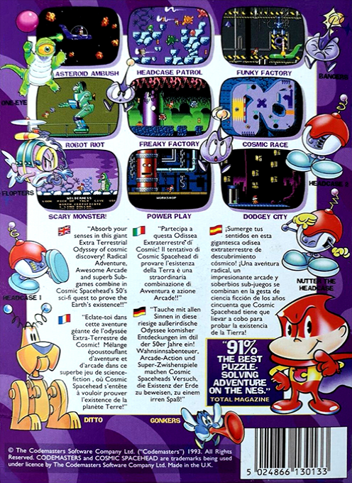 Linus Spacehead's Cosmic Crusade - Dos