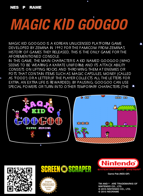 Magic Kid Googoo - Dos