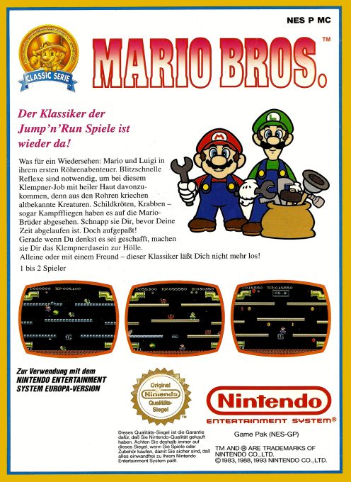 Mario Bros. Classic dos